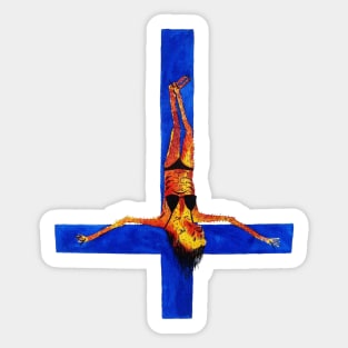 crucifixion Sticker